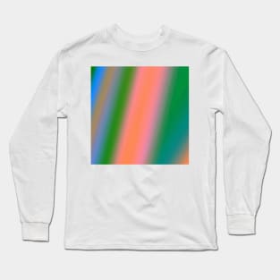 blue green red pink abstract texture background pattern Long Sleeve T-Shirt